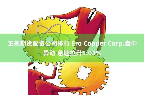 正规期货配资公司排行 Ero Copper Corp.盘中异动 急速拉升5.03%